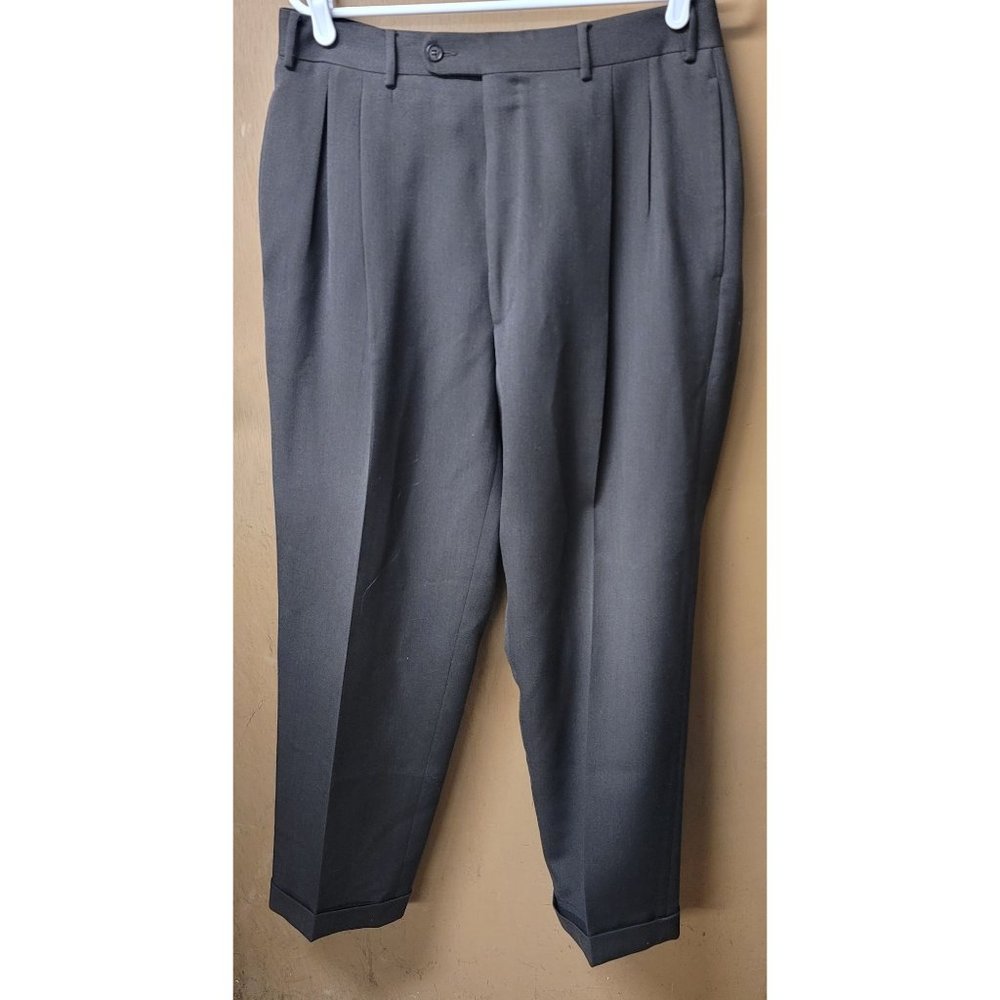 Corneliani Italian 100% Virgin Wool Men's Dress‎ Pants Sz 36R EUC